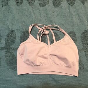CALIA by Carrie Underwood Pink Strappy Sports Bra